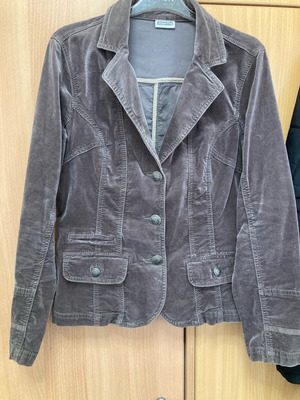 Elastic spring jacket like new, size M/L, brown