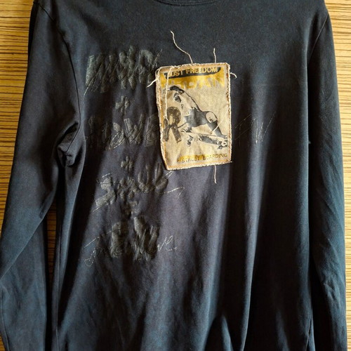 Free Wave XL blouse used, black, in good condition