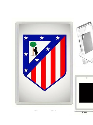 Μαγνητάκι Atletico Madrid ψυγείου με διάφανη ακρυλική κορνίζα