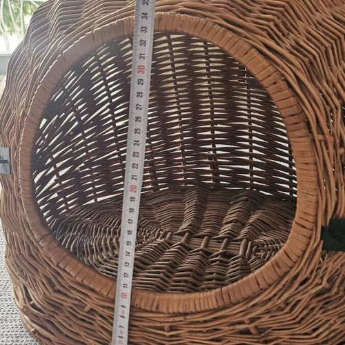 Trixie cat cage-bed like new made of natural willow