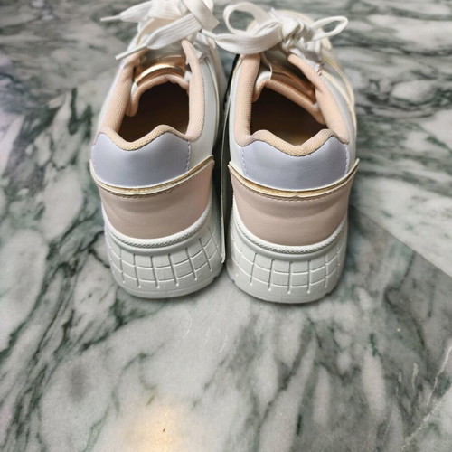 Fairy sneakers new, white with pink details, size 36