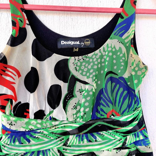 Desigual x Christian Lacroix mesh dress medium, colorful