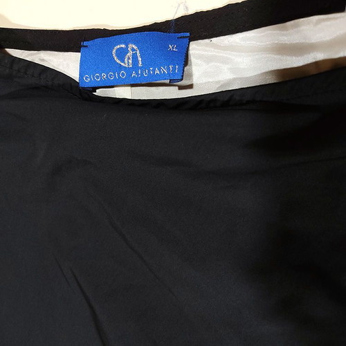 Giorgio Ajutanti asymmetrical black and white skirt XL like new