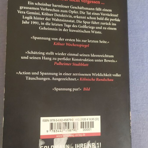 Book Die dunkle Seite by Frank Schätzing used, German