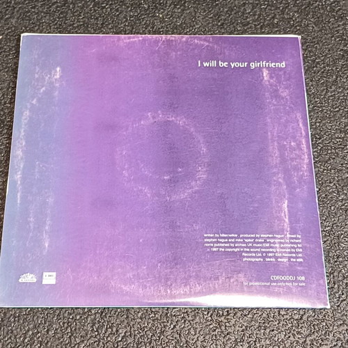 Dubstar I Will Be Your Girlfriend CD Single used, electronic