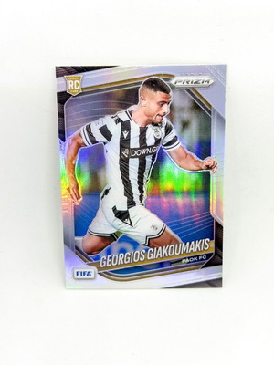 Panini FIFA Prizm 2025/26 PAOK FC Georgios Giakoumakis #42 Silver Prizm Refractor brand new