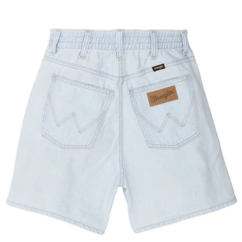 Wrangler Comfy Mom denim shorts, ice blue, W28