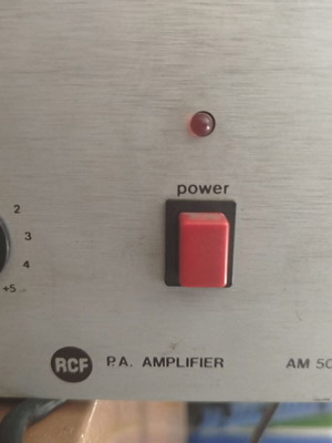 RCF P.A. Amplifier AM 5060