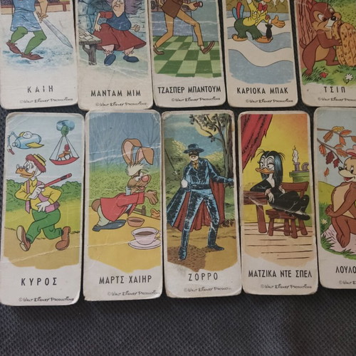 Melo Disney collectible stickers used, pack of 10