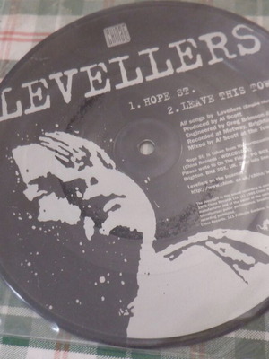 Levellers Hope Street σπάνιο βινύλιο 45 στροφών picture disc αγγλικής κοπής καινούργιο
