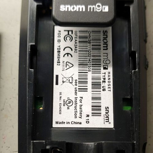 Snom M9R cordless phone used, gray, DECT 6.0 compatible