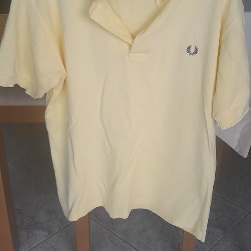 Fred Perry men's polo shirt size S like new, yellow