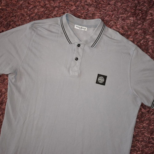 Stone Island polo shirt used, size XL, gray