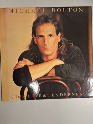 Michael Bolton Time Love & Tenderness vinyl used