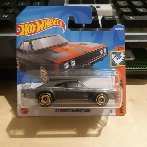 Dodge Charger toy car set with 1969, 2018 and 1974 models