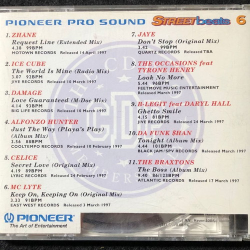 Street Beats Volume 6 CD used