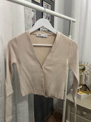 Zara cardigan beige like new, size S