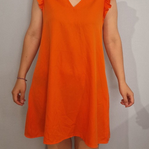 Shein orange dress like new, size L