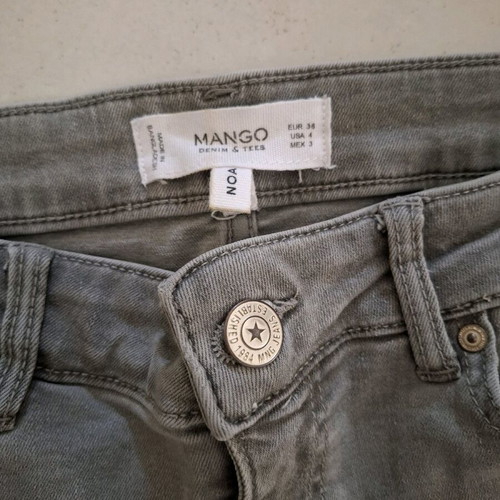 Mango jeans set used, size 36, grey and black