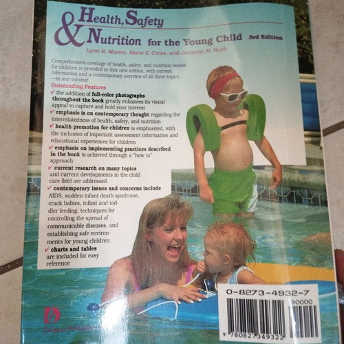 Health Safety Nutrition book used, English, 1980s edition