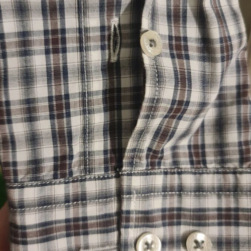 Oxford shirt like new, size M, black and brown
