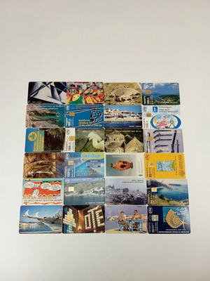 Vintage OTE Phone Cards Collection 24 pieces like new, 1990s Greece