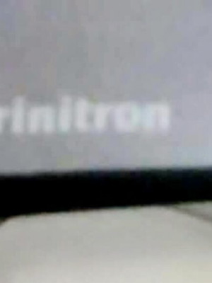 Sony Trinitron 14 used, fully functional TV missing logo