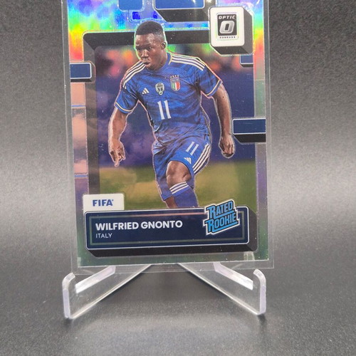 2022 Panini Donruss Rated Optic Holo Prizm Wilfried Gnonto Rookie Card used