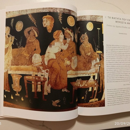 History of Taste book like new, Greek language