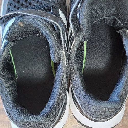 Adidas Performance RAPIDARUN kids athletic shoes like new, size 34, black and white