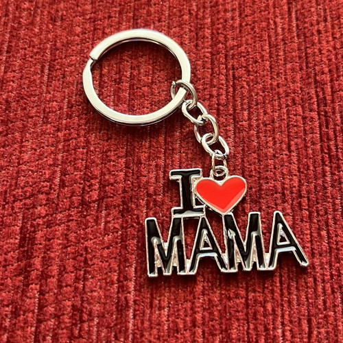 Keychain “I Love Mama” new metal design