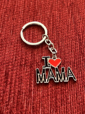 Keychain “I Love Mama” new metal design