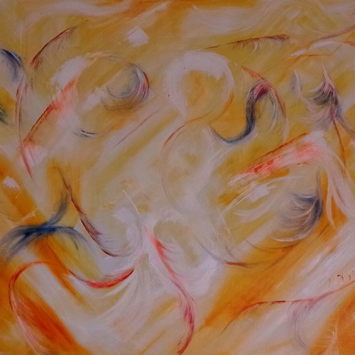 Oil Painting on Canvas 70x90 "Joy" new