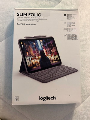Logitech θήκη iPad (10ης γενιάς) με πληκτρολόγιο σαν καινούργια