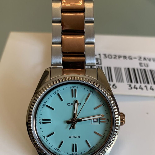 Casio Vintage Tiffany LTP-1302PRG-2AVEF women's watch used
