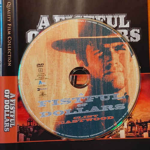 A Fistful of Dollars DVD used, English and Italian dubbed with Dutch subtitles