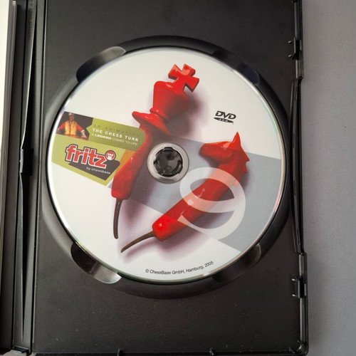 Fritz 9 by Chessbase PC DVD-Rom like new, complete with manual
