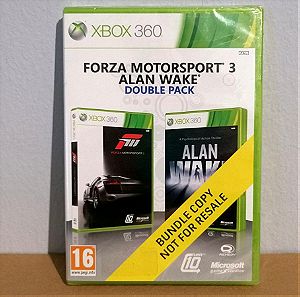 Forza Motosport 3 & Alan Wake Double pack σφραγισμενο για το Xbox 360