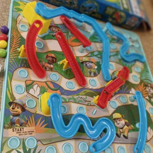 3D Zip Lines & Ladders Paw Patrol board game used
