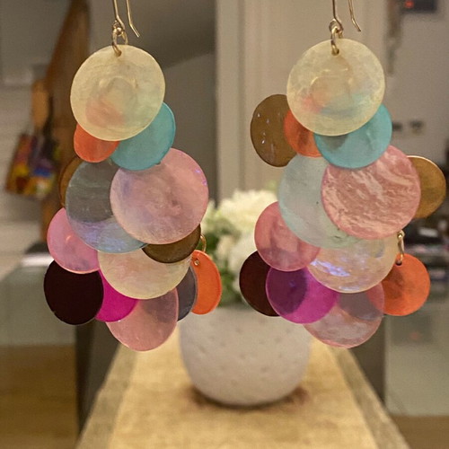 Zara long colorful earrings new