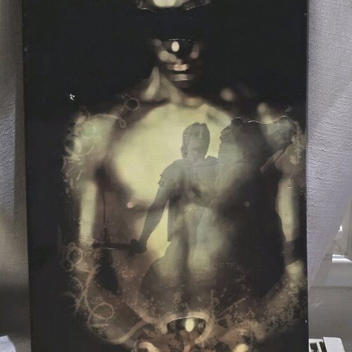 Warrior of Light used canvas painting featuring Alexander the Great