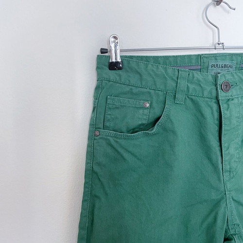 Pull & Bear Jean Pant used, green, very good condition