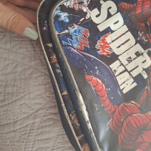 Spiderman kindergarten backpack used, small damages