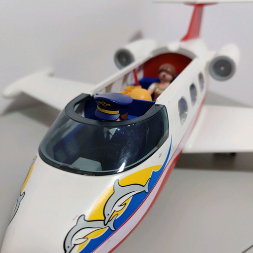 Playmobil airplane like new, code 6081