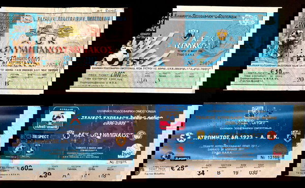 ΑΕΚ LOT -4- ΕΙΣΙΤΗΡΙA ΤΕΛΙΚΩΝ ΚΥΠΕΛΛΟΥ