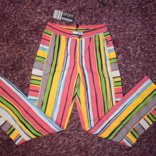 Missoni Sport Multicolor Pant Women Size S New