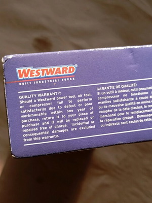 Αεροτροχός Westward καινούργιος, τύπος 1/4", 22.000 RPM