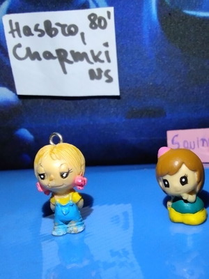 Charmkins and Squinkies figures used, set of 2