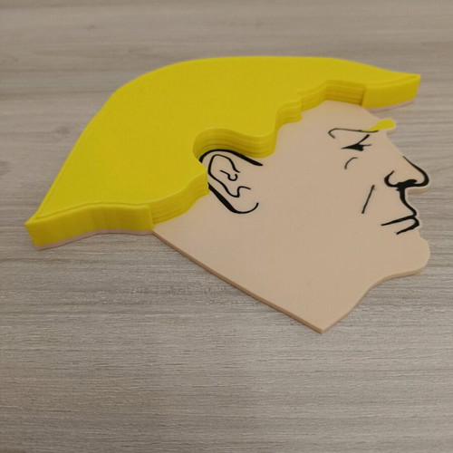 Donald Trump coasters new, collectible, plastic