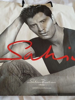 Sakis Rouvas collectible bag used, paper